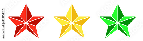 star icon sheet vector illustration 