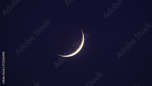 Night Sky Spectacle with Waxing Crescent Moon, Mussoorie photo