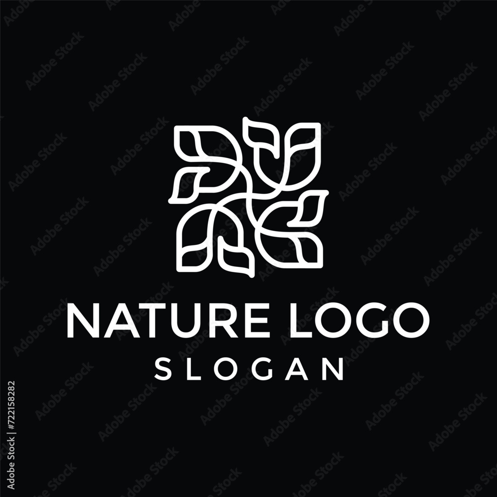 Abstract Elegant Ornament Logo Design Abstract Elegant Ornament Logo Design