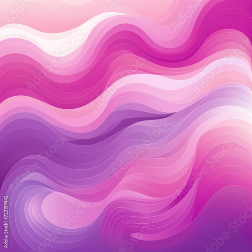 Mauve gradient colorful geometric abstract circles and waves pattern