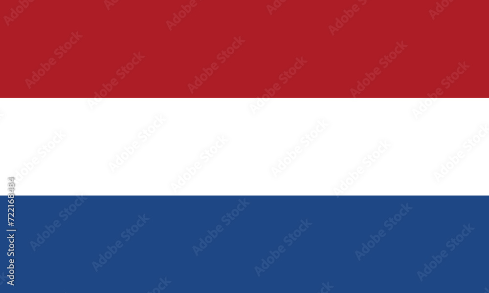Flag of the European country of Netherlands. Illustration made January 28th, 2024, Zurich, Switzerland. Flag of the European country of Netherlands. Illustration made January 28th, 2024, Zurich, Switzerland.