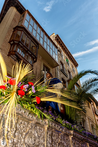 Venerable, Real e Ilustre Hermandad de Nuestra Madre María Inmaculada en su Mayor Angustia y Piedad y Cristo Rey en su entrada triunfal en Jerusalén de Toledo photo