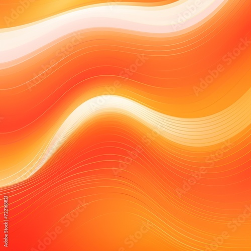Orange gradient colorful geometric abstract circles and waves pattern 