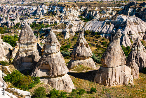 Goreme in Nevsehir Province in Cappadocia, Turkey photo