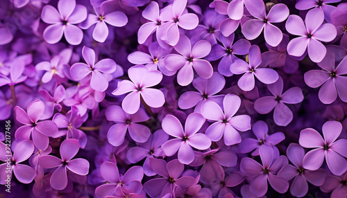 Background completely filled with lilac flowers, top view © Зоя Лунёва