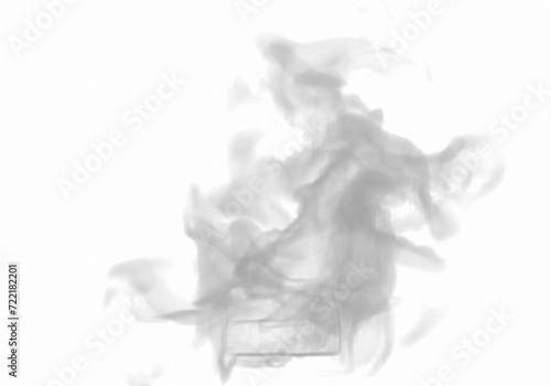 render of isolated smoke texture on blackground