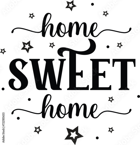 Home Sign SVG Design, Home sign round Sign SVG, Home sweet home, bless this home