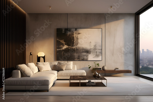 modern comfort living room © sugastocks