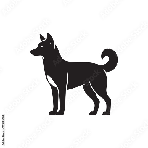 Wallpaper Mural Energetic Eclipses: Dingo Silhouettes Capturing the Dynamic and Energetic Spirit of These Wild Creatures - Dingo Illustration - Dingo Vector - Dog Silhouette
 Torontodigital.ca