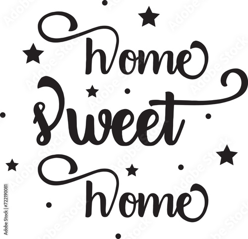 Home Sign SVG Design, Home sign round Sign SVG, Home sweet home, bless this home