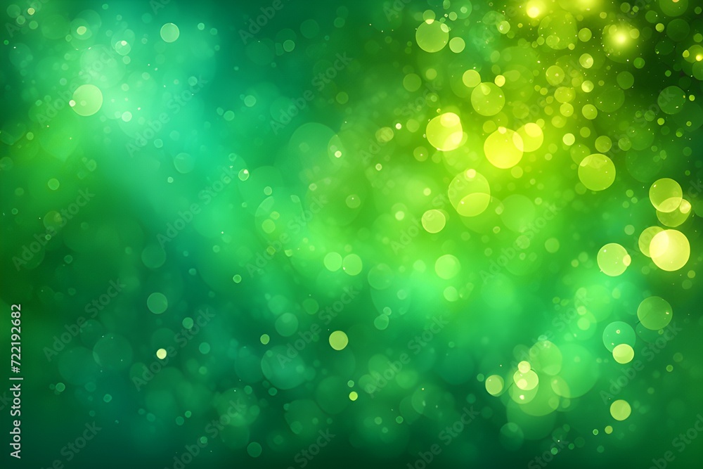 Emerald glow particle