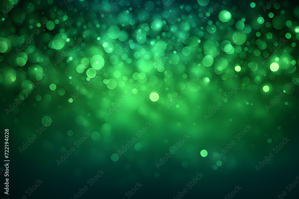 Emerald glow particle