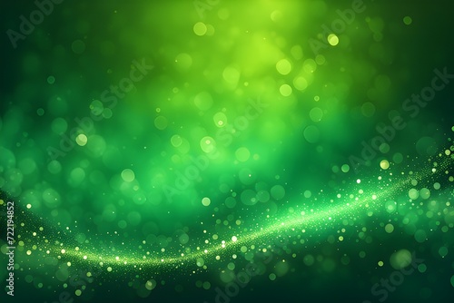 Emerald glow particle