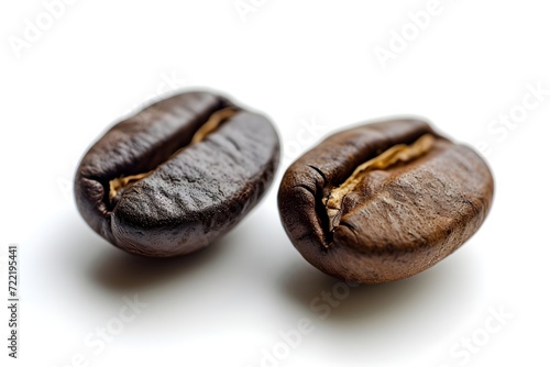 Close-Up of Roasted Arabica Coffee Beans