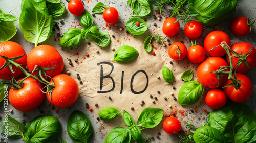 Bio Vegetables Background