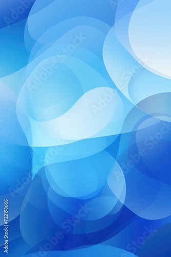 Sapphire gradient colorful geometric abstract circles and waves pattern background