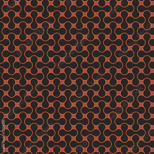 Seamless metabolic pattern, abstract background, for your design, print, paper, fabric, wallpaper, web design, illustration, vector.
