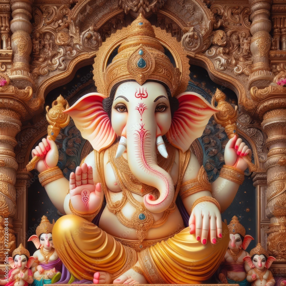Lord Ganesh 's Divine Presence on Ganesh Chaturthi