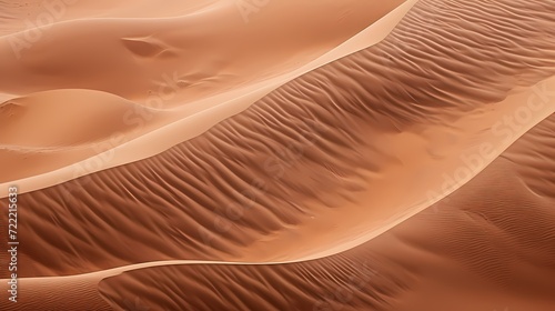 Abstract aerial view of desert sand dunes creating natural patterns © CREATER CENTER