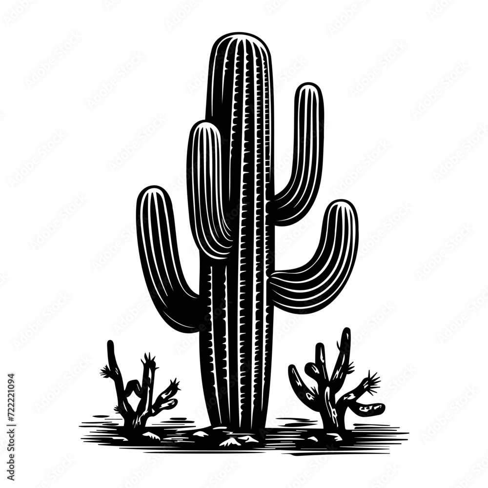 cactus icon illustration, cactus silhouette logo svg vector cactus icon illustration, cactus silhouette logo svg vector