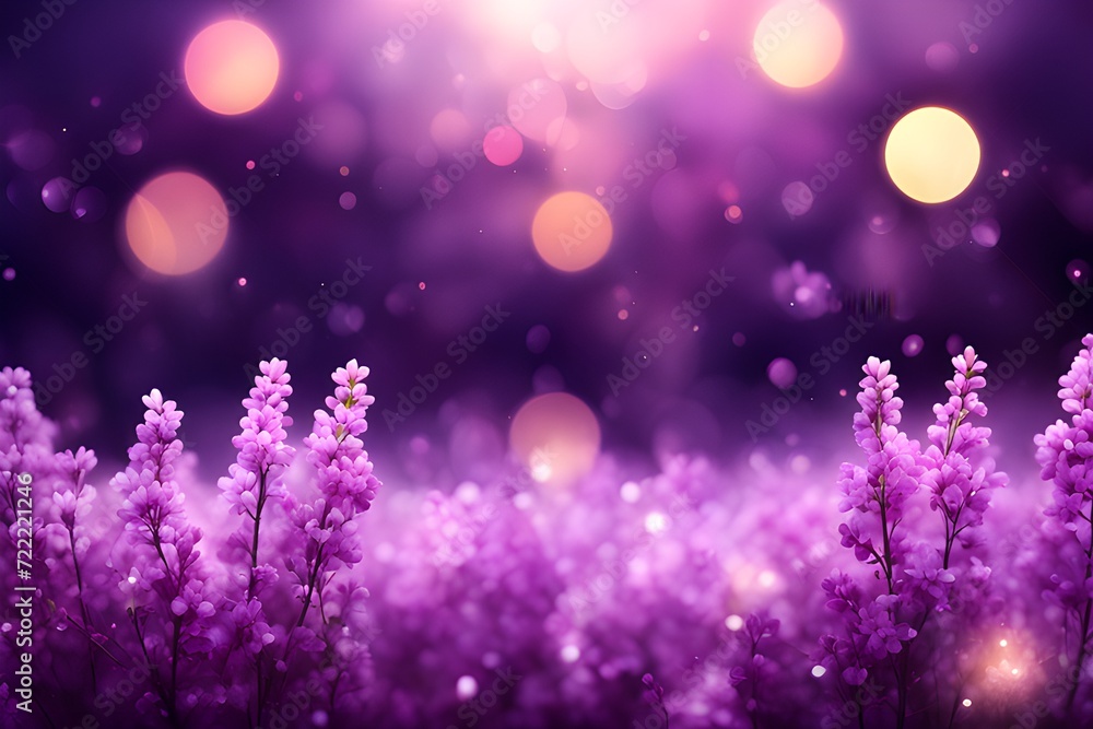 flower Lilac glow particle flower Lilac glow particle