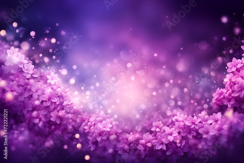 flower Lilac glow particle © RORON