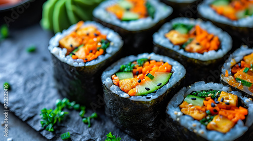 Vegetarian Sushi Rolls