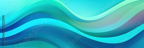 Turquoise gradient colorful geometric abstract