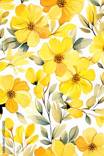 Yellow several pattern flower © Celina