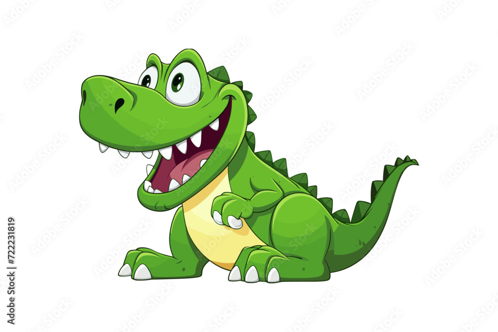cartoon crocodile vector illustration cartoon crocodile vector illustration