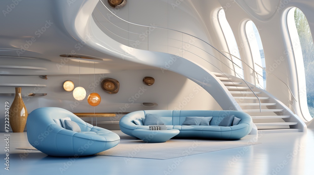 Elegant and lavish interior with a blurred abstract background designed specifically for web usage ai generated Elegant and lavish interior with a blurred abstract background designed specifically for web usage ai generated