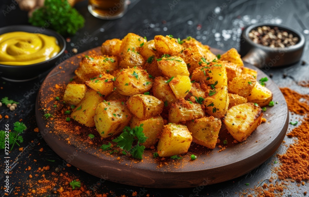 Crispy Patatas Bravas with Paprika and Aioli Crispy Patatas Bravas with Paprika and Aioli