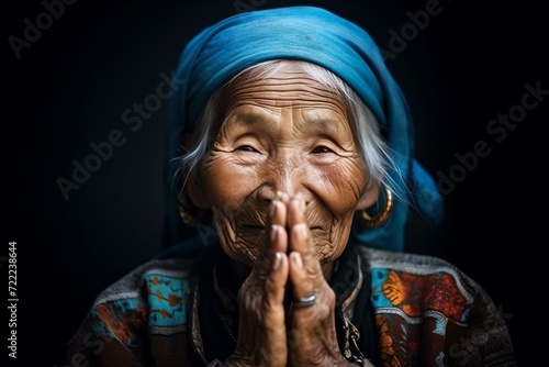 Portrait of an Asian older woman