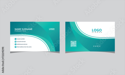 Modern & stylish card template design for business vactor file illustration design template.