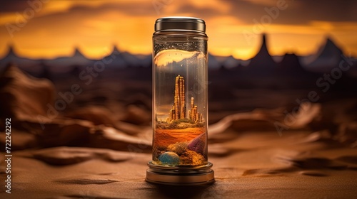 desert in bottle