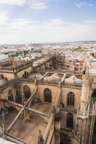 view of Seville from above