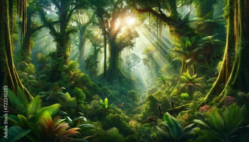 Lush Canopy: Rainforest Reverie