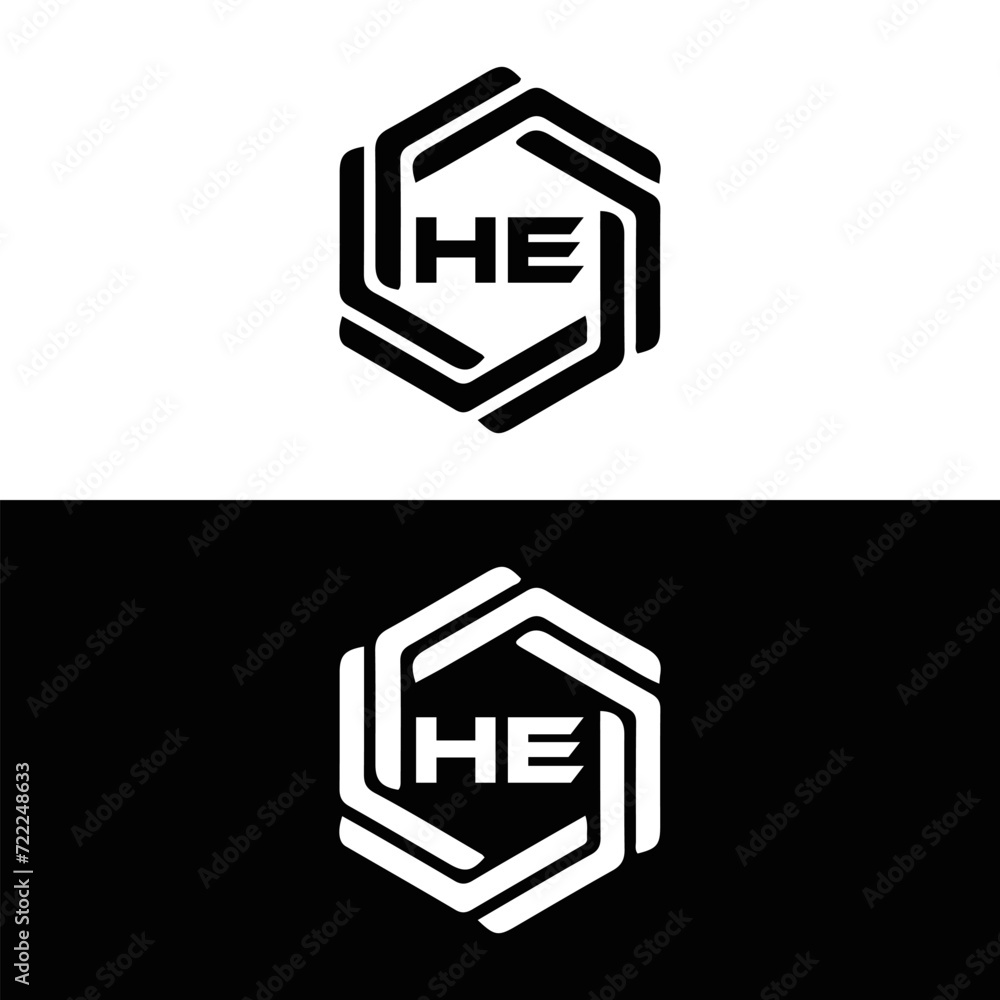 HE logo. H E design. White HE letter. HE, H E letter logo SET design. Initial letter HE linked circle uppercase monogram logo. H E letter logo SET vector design. HE letter logo design five HE logo. H E design. White HE letter. HE, H E letter logo SET design. Initial letter HE linked circle uppercase monogram logo. H E letter logo SET vector design. HE letter logo design five