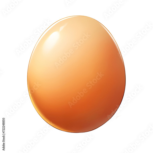 White Background Photo of a Egg