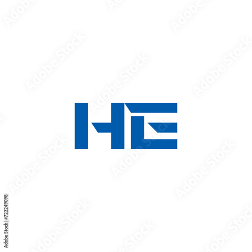 Free Download HE logo. H E design. White HE letter. HE, H E letter logo SET design. Initial letter HE linked circle uppercase monogram logo. H E letter logo SET vector design. HE letter logo design five - GFXLoad