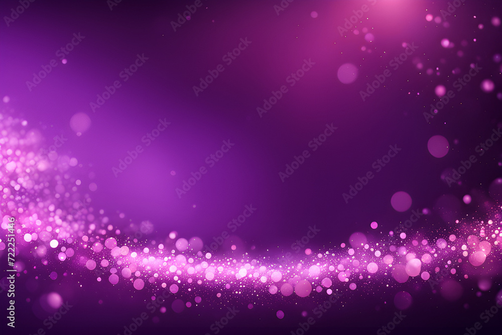 Obraz premium Mauve glow particle