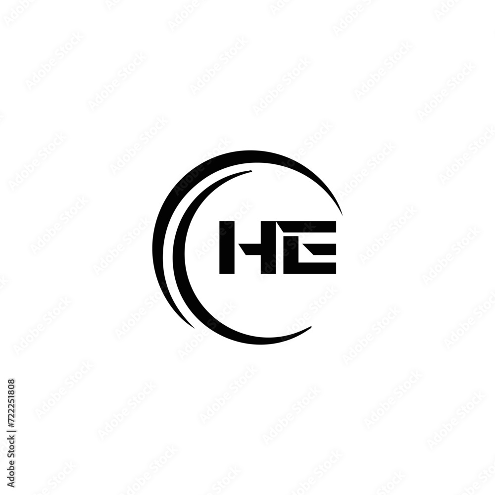 HE logo. H E design. White HE letter. HE, H E letter logo SET design. Initial letter HE linked circle uppercase monogram logo. H E letter logo SET vector design. HE letter logo design five HE logo. H E design. White HE letter. HE, H E letter logo SET design. Initial letter HE linked circle uppercase monogram logo. H E letter logo SET vector design. HE letter logo design five