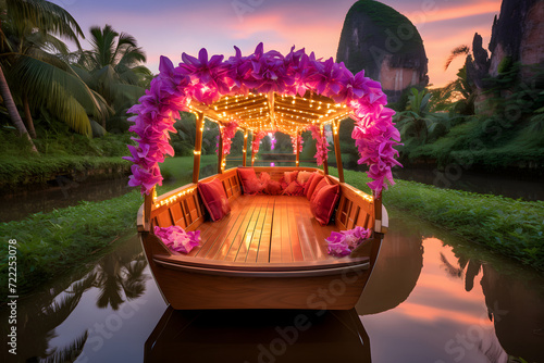 Wooden boats on the shore o...