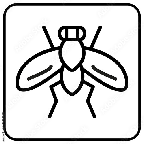 Insects on car vector icon