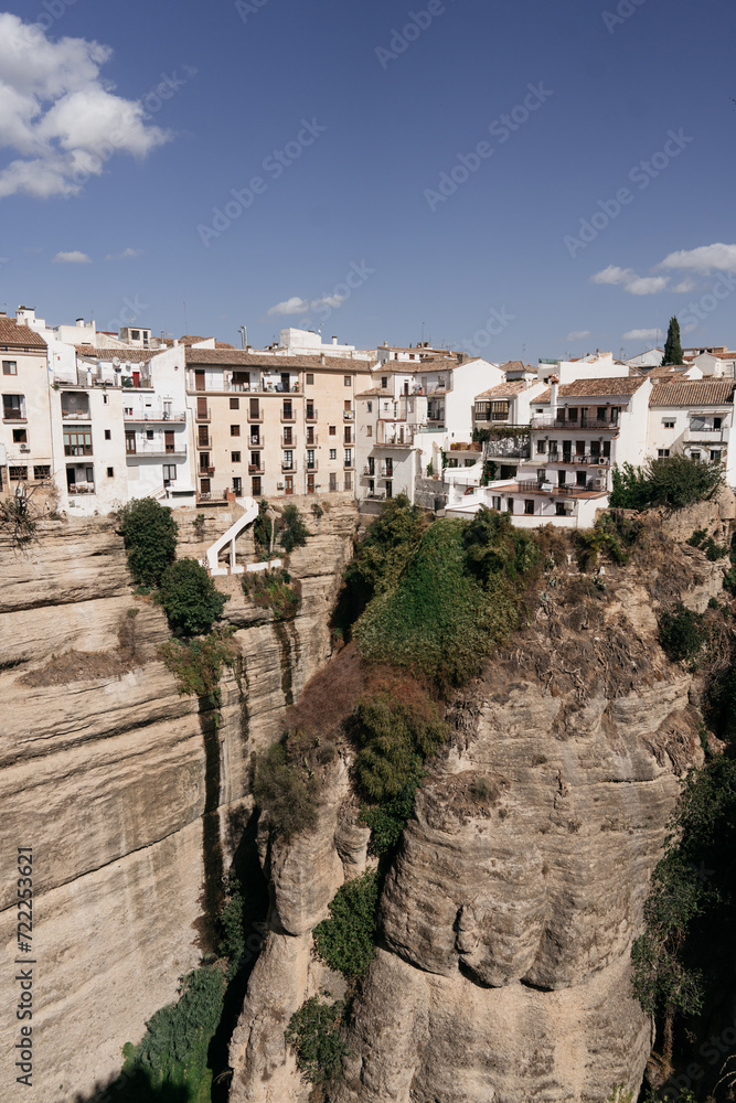 City buildings in Ronda Spain Malaga Andalucia