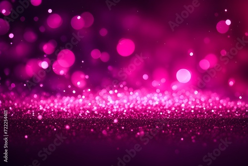 Magenta glow particle