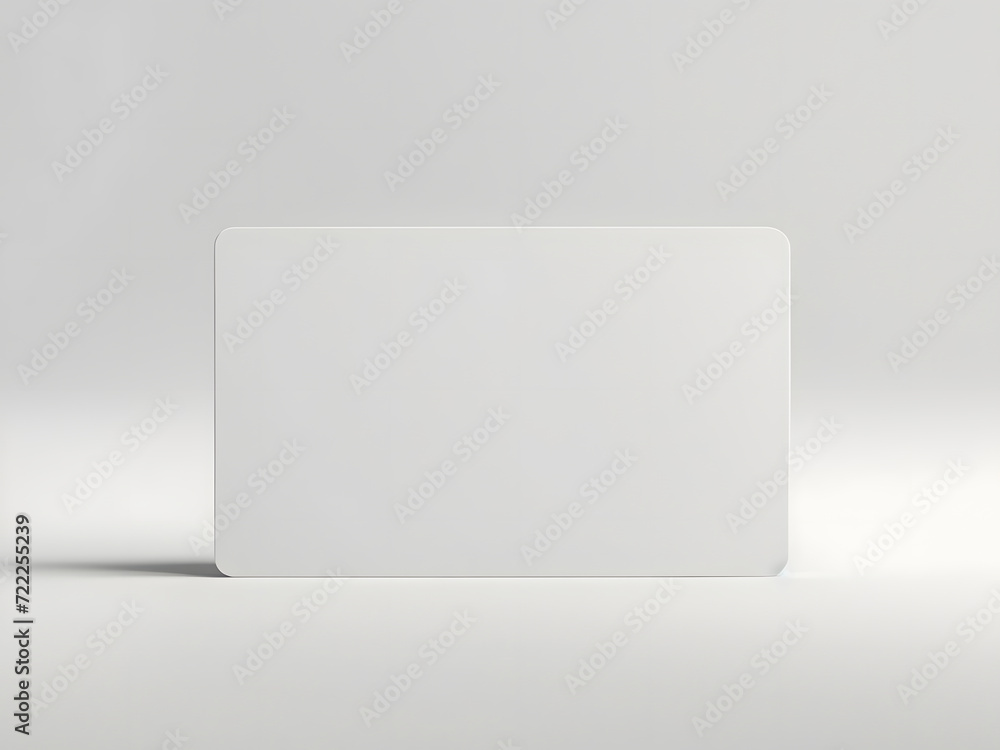 Card mock up isolated on white background, copy space Card mock up isolated on white background, copy space