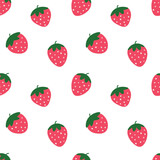 Strawberry seamless pattern.