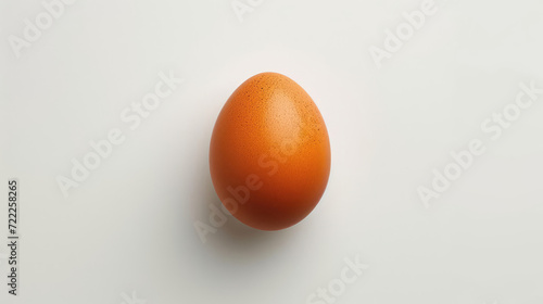 Orange Egg on White Surface