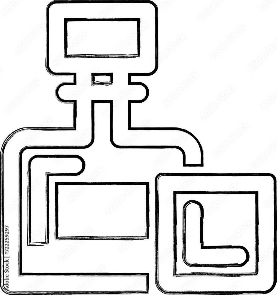 Bottle with a glass for a drink doodle design drawing. Bottle with a glass for a drink doodle design drawing.